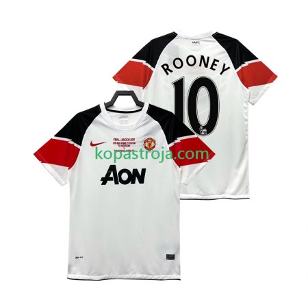 Billiga Fotbollströjor Manchester United Rooney 10 Champions League 2011 2012 Retro Tredje tröja Kortärmad